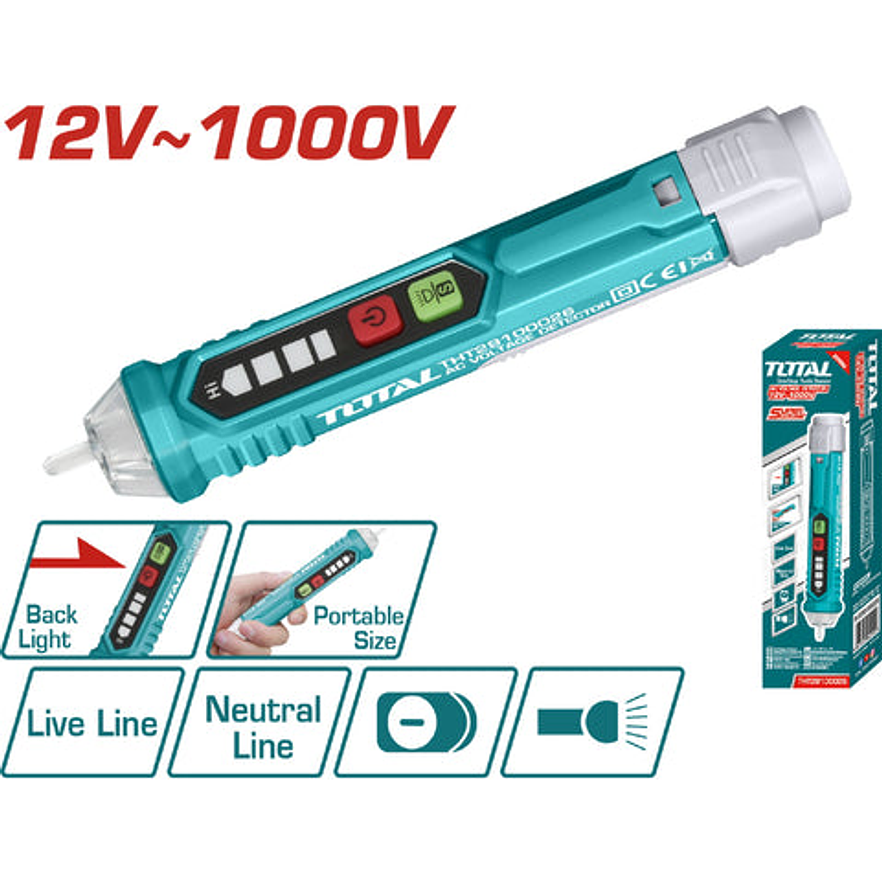 Probador De Corriente Digital 12V - 1000V Super Select Total Tht29100026 - Envío a todo Colombia | aztools.co