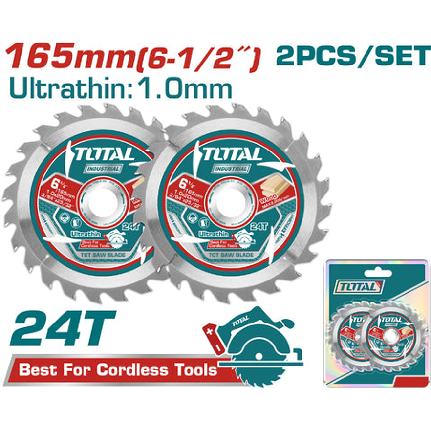 Disco Corte Madera 6 1/2