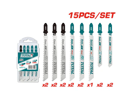 Set De Segueta Sierra Sable X 15 Pzs Super Tota Tac1501 - Envío a todo Colombia | aztools.co