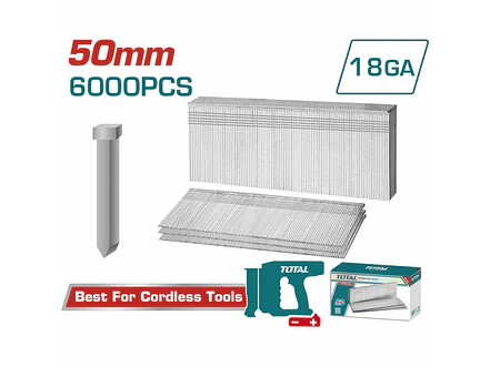 Clavo 50Mm Para Clavadora Neumatica 6000 Pzs Total Tac918506 - Envío a todo Colombia | aztools.co