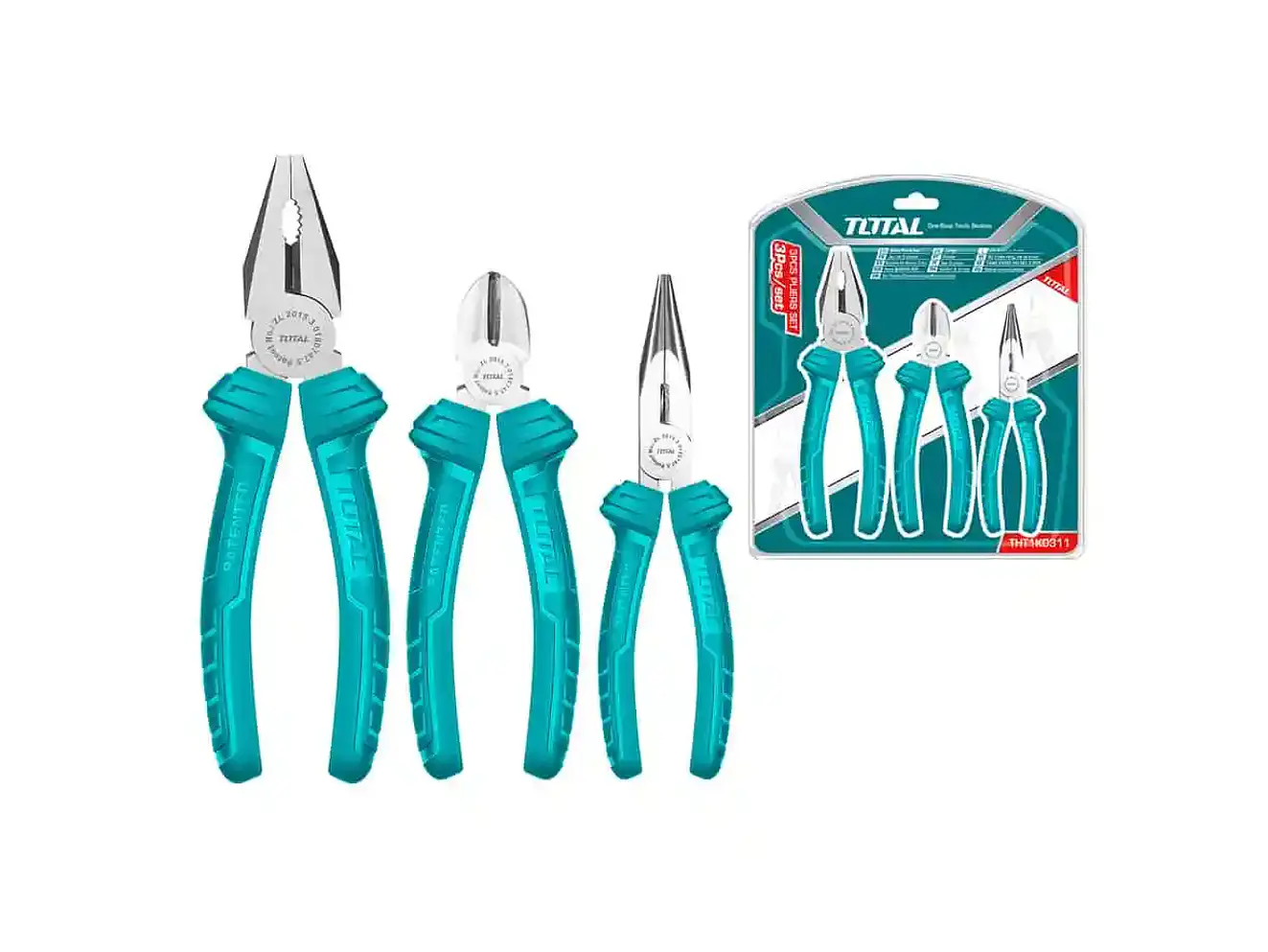 Juego De Alicates X 3 Pzs  Alicate 7 Corta Frio 6 Pinza 6 Total Tht1K0311 - Envío a todo Colombia | aztools.co