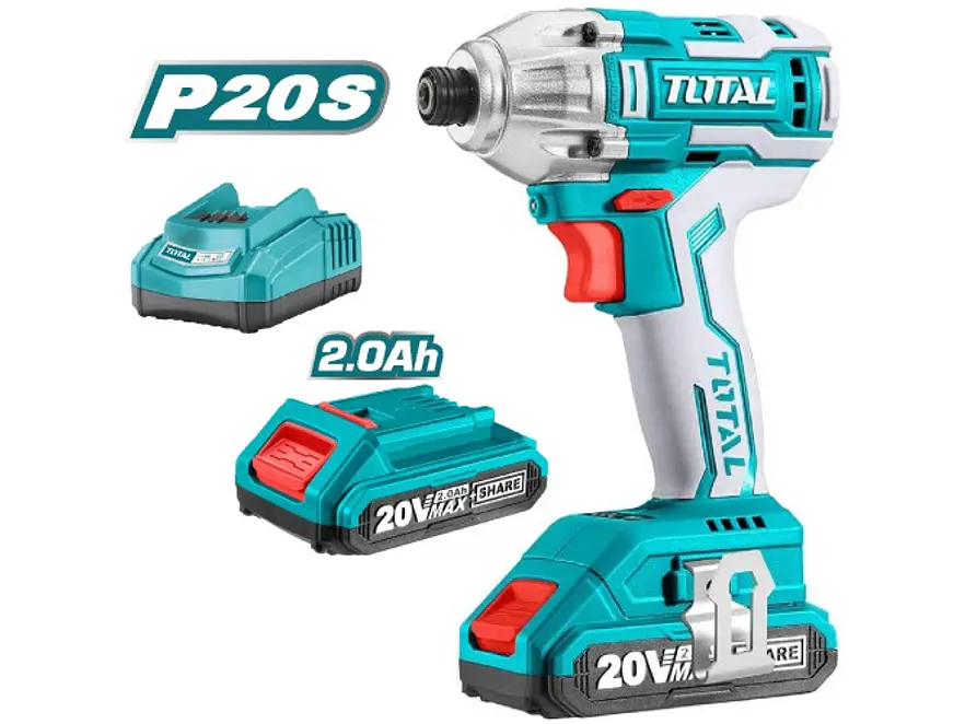 Atornillador de Impacto Inalámbrico 20V TOTAL UTIRLI2002 Industrial 170Nm - Envío a todo Colombia | aztools.co