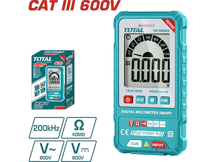 Multímetro Digital TOTAL TMT460002 600V Super Select Profesional - Envío a todo Colombia | aztools.co