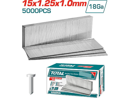 Clavillo 15Mm Para Grapadora Neumatica 5000Pzs Total Tac918151 - Envío a todo Colombia | aztools.co
