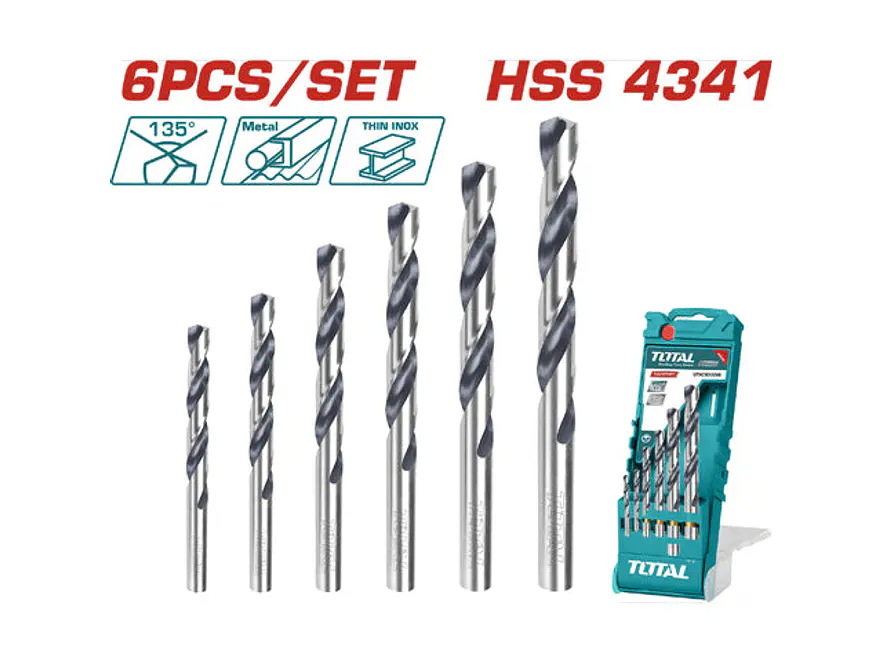Broca Lamina Juego X 6 Pzs Industrial Super Total Utacsd0066 - Envío a todo Colombia | aztools.co