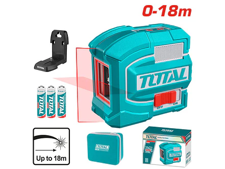 Nivel Láser Industrial TOTAL TLL156503 Autonivelante Haz Rojo 15 Metros - Foto 1 | aztools.co