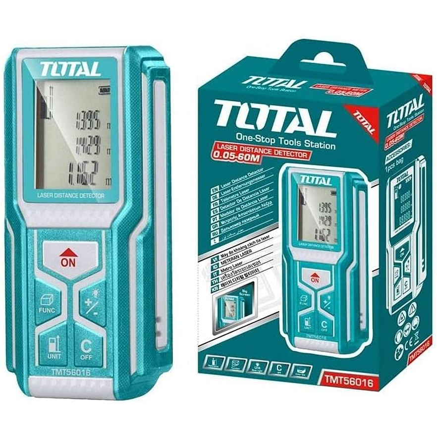 Medidor De Distancias Laser 60Mts Total Tmt56016 5