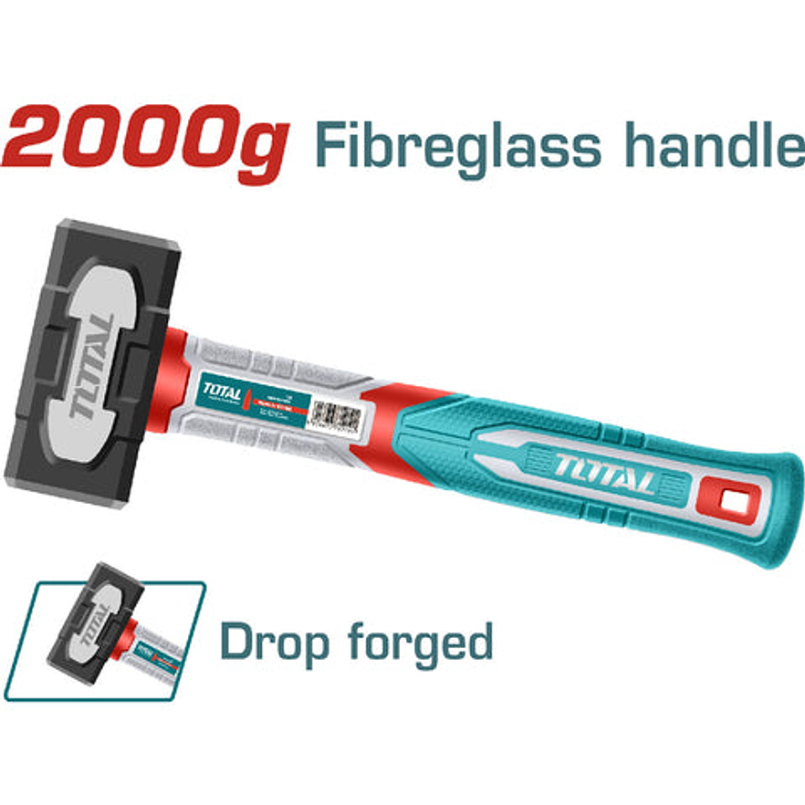 Porra 4.4Lb Hierro Mango Fibra De Vidrio Super Total Thsth62000 - Envío a todo Colombia | aztools.co