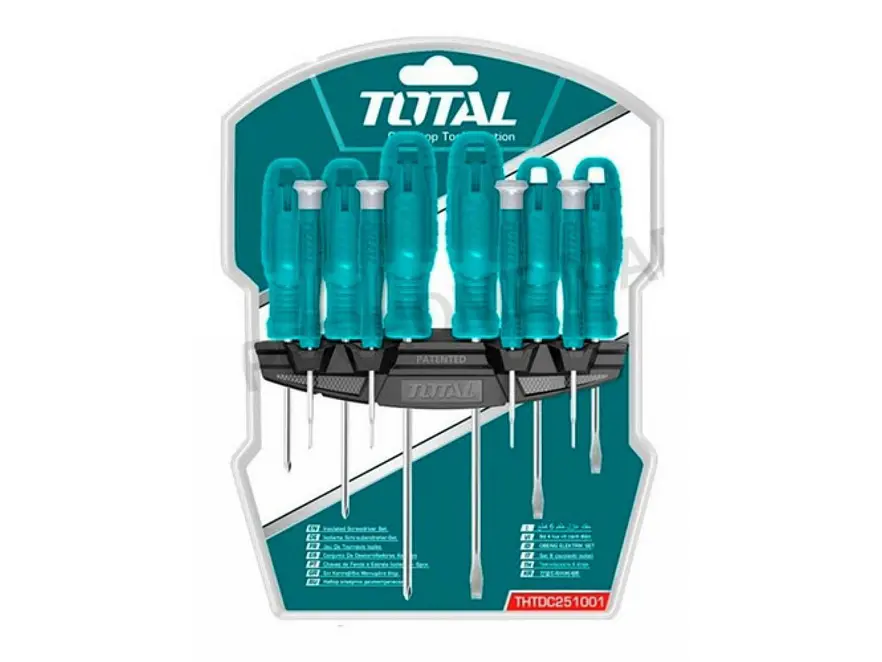 Destornillador Cromo Vanadium Juego X 10 Pzs Super Select Total Thtdc251001 - Envío a todo Colombia | aztools.co