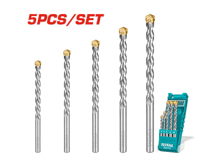 Broca Muro Juego X 5 Pzs Industrial Super Select Total Utacsd5051 - Envío a todo Colombia | aztools.co