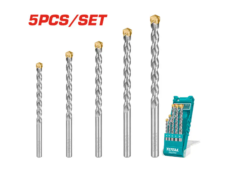 Broca Muro Juego X 5 Pzs Industrial Super Select Total Utacsd5051 - Envío a todo Colombia | aztools.co