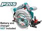 Sierra Circular Inalámbrica 20V TOTAL TSLI1651 Industrial 6 1/2