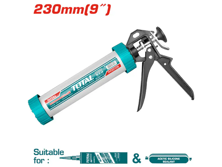 Pistola Calafateo 9 Industrial Tubo Aluminio Total Tht20109 - Envío a todo Colombia | aztools.co