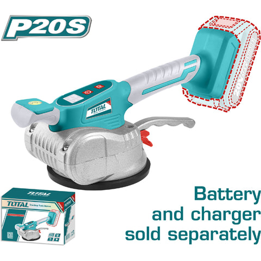 Ventosa Niveladora De Ceramica 20V Bateria Y Cargador Se Venden Por Separado Total Ttvli2010 - Envío a todo Colombia | aztools.co