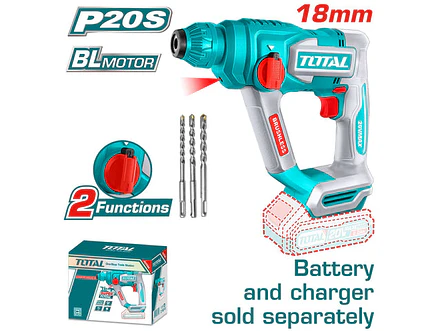 Rotomartillo SDS Plus 20V TOTAL TRHLI20188 Industrial 11/16