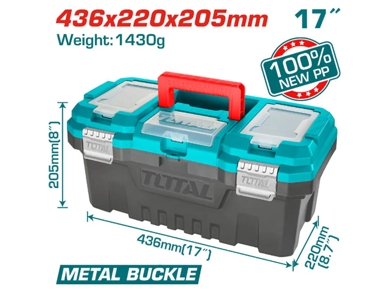 Caja de Herramientas Plástica 17