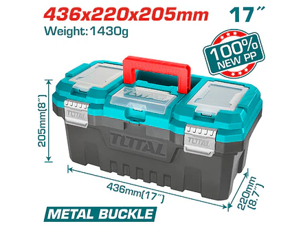 Caja de Herramientas Plástica TOTAL TPBX0172 17