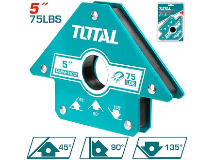 Sujetador Magnetico 5 75Lbs 3 Posiciones Para Soldar Total Tamwh75052 - Envío a todo Colombia | aztools.co