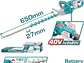 Cortasetos Inalámbrico Industrial TOTAL THTLI40028 40V (Sin Batería/Cargador) - Miniatura 1 | aztools.co
