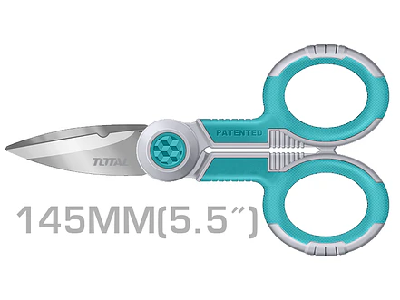 Tijera Electricista 5 1/2 Acero Inoxidable Total Tht1155871 - Envío a todo Colombia | aztools.co