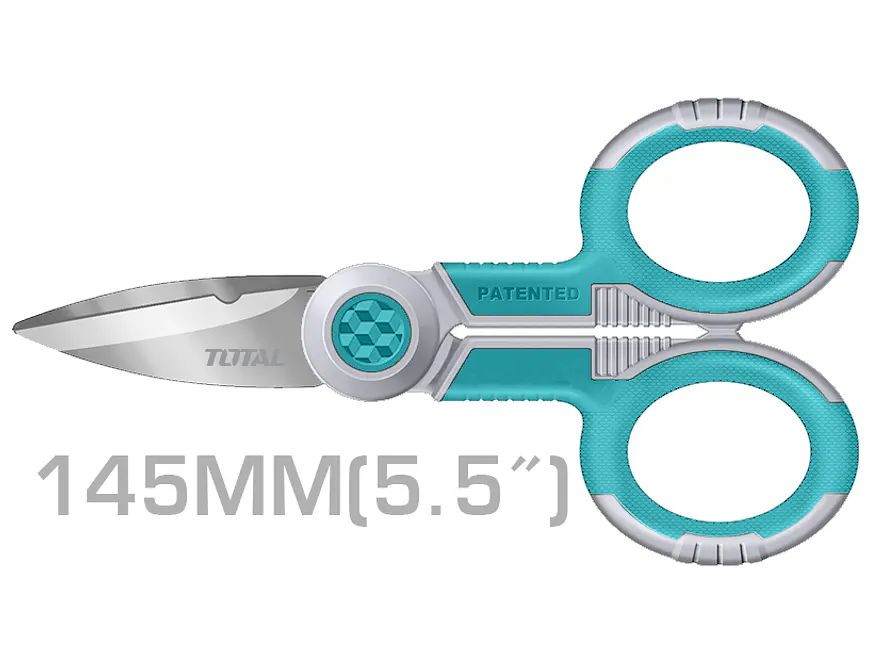 Tijera Electricista 5 1/2 Acero Inoxidable Total Tht1155871 - Envío a todo Colombia | aztools.co