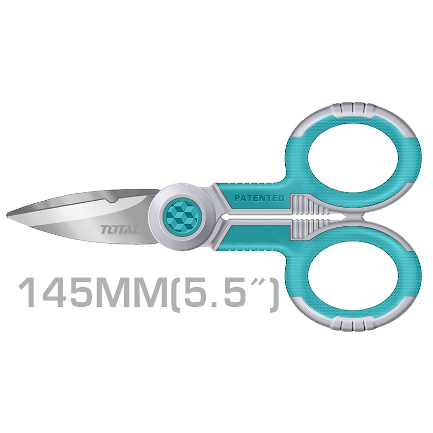 Tijera Electricista 5 1/2 Acero Inoxidable Total Tht1155871