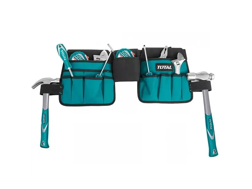 Porta Herramienta De 14 Bolsillos Capacidad Maxima 10Kg Total Tht16P2031 - Foto 1 | aztools.co