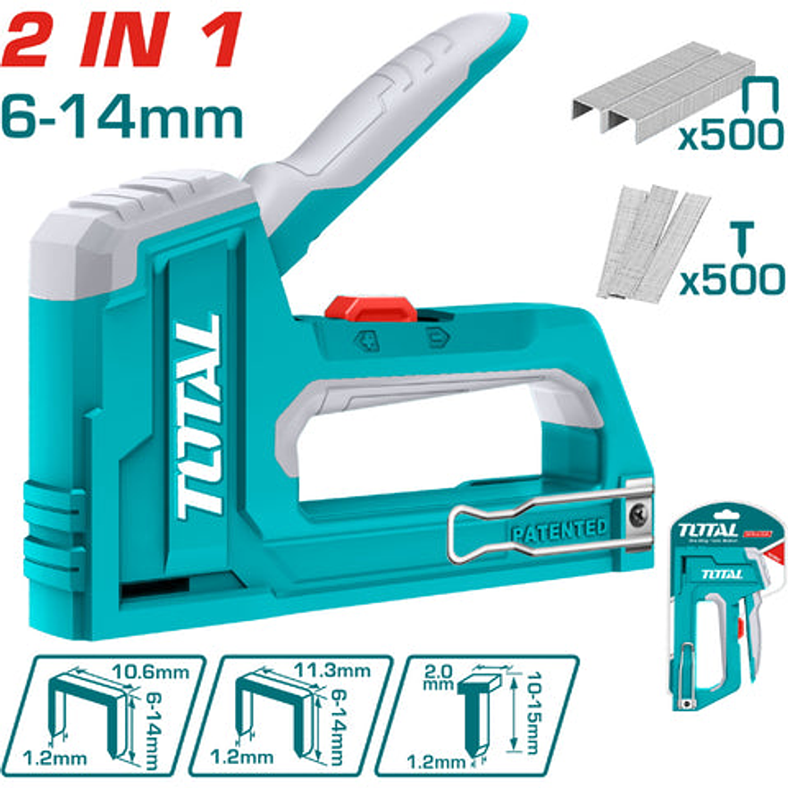 Grapadora Tapicera 2 En 1 Super Select Total Tht31146