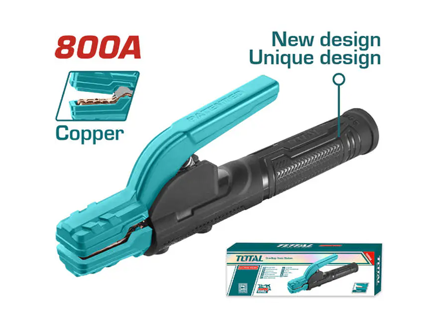 Portaelectrodo Profesional TOTAL TWAH8006 800 Amp Heavy Duty - Envío a todo Colombia | aztools.co