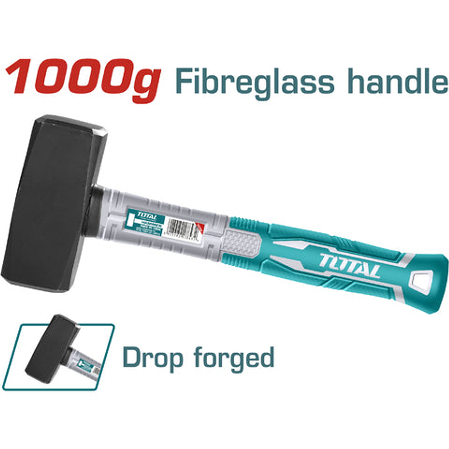 Porra 2 Lb Hierro Mango Fibra De Vidrio Super Select Total Thts721000 - Envío a todo Colombia | aztools.co