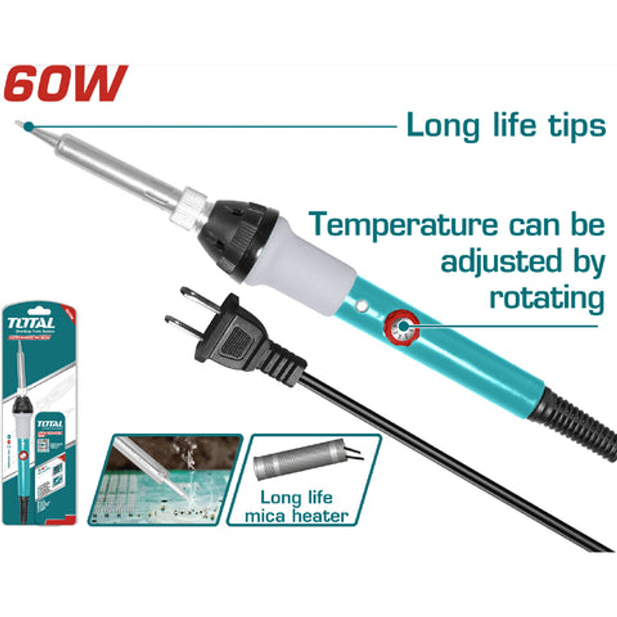 Cautin Pasta 60W Total Utet160831