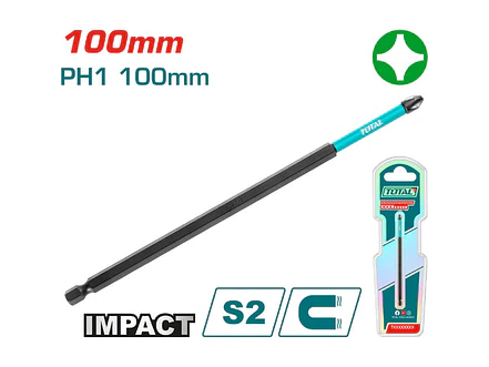 Punta Taladro Iimantada 100Mm + Industrial Super Total Tacim71Ph1100 - Envío a todo Colombia | aztools.co