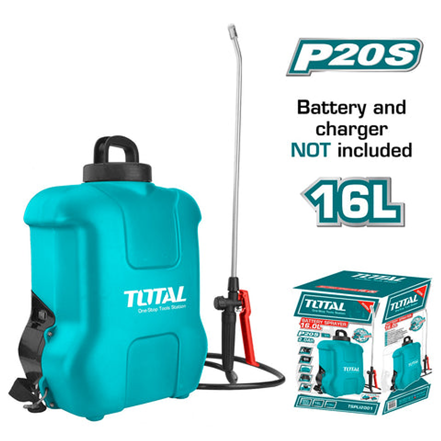 Fumigadora Inalambrica 16L 20V 7251 Psi Total TSPLI2001, Bateria Y Cargador No Incluido 