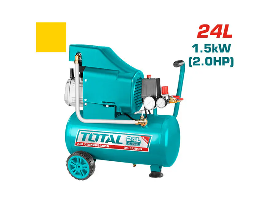 Compresor de Aire TOTAL UTC220246 24L 2.0 HP (116 PSI, 110V) - Envío a todo Colombia | aztools.co