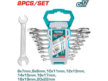 Llave Boca Fija 6 - 22 Mm Juego X 8 Pzs Super Select Total Tht102386 - Envío a todo Colombia | aztools.co