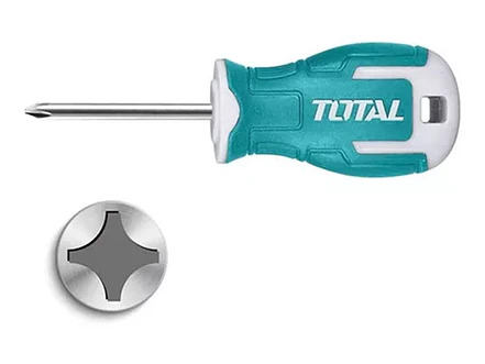 Destornillador 2X38Mm Pu?o + Punta Inmantada Industrial Total Tht26Ph2038 - Envío a todo Colombia | aztools.co