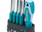 Destornillador 8 en 1 Intercambiables Cromo Vanadio TOTAL THT250906 - Miniatura 1 | aztools.co