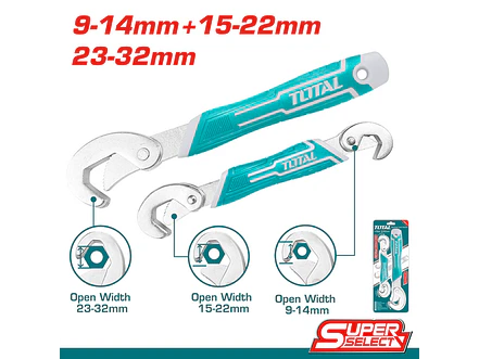 Llave Multiusos Encauchetada X 2 Pzs Total Tht10309328 - Envío a todo Colombia | aztools.co