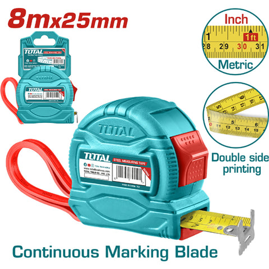 Metro 5 Mts Hoja Ancha Super Select Total Tmt34525