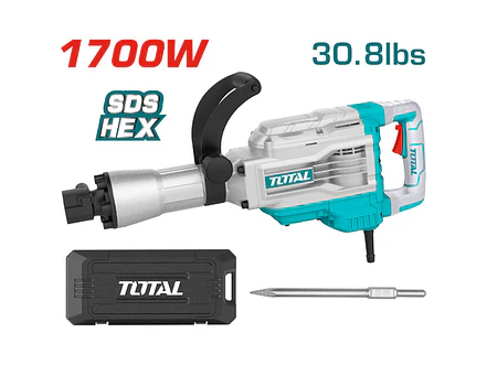 Martillo Demoledor Total UTH217458 SDS HEX 45J 1700W Industrial - Envío a todo Colombia | aztools.co