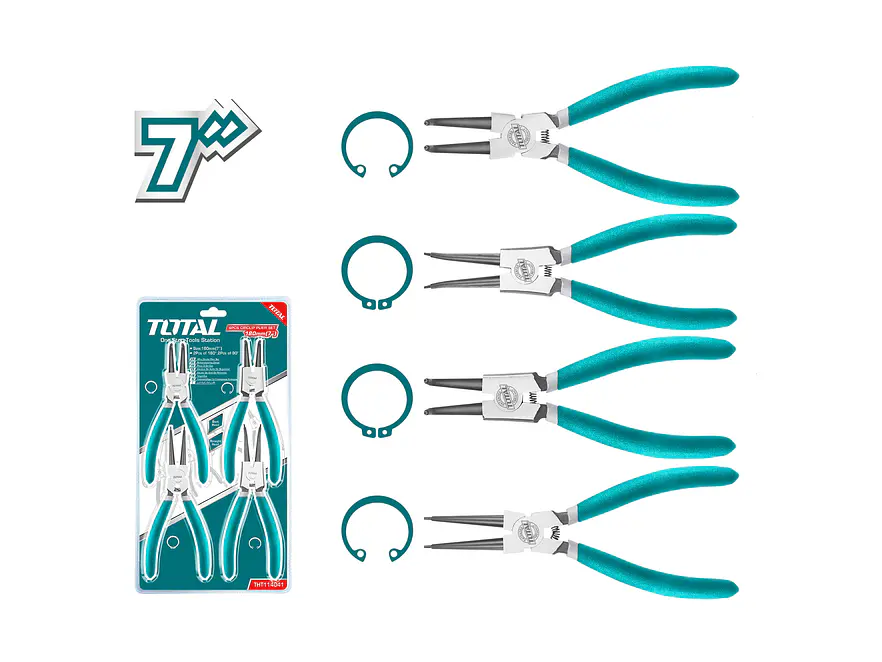 Pinza Sacapines 7 Juego X 4 Pzs 2 De 180- 2 De 90 Total Tht114041 - Envío a todo Colombia | aztools.co