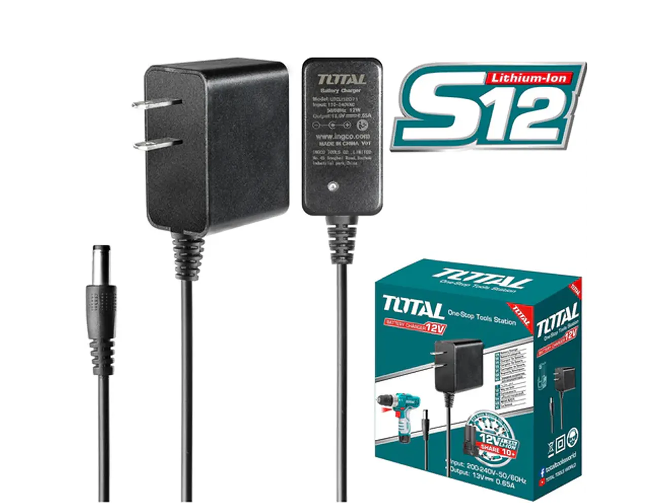 Cargador Para Baterias De 12V Total Utcli12071 - Envío a todo Colombia | aztools.co