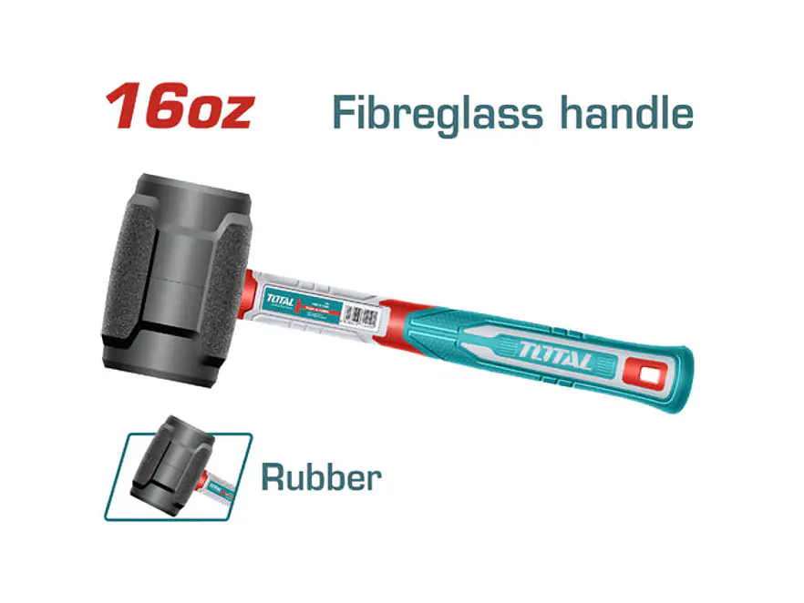 Martillo Chipote 16Oz Mango Fibra Vidrio Super Total Thruh6816 - Envío a todo Colombia | aztools.co