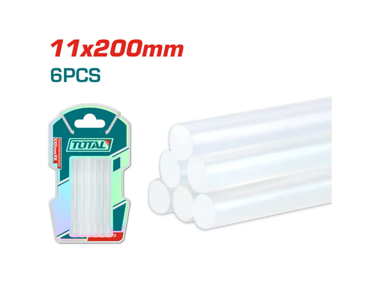 Barra De Silicona Gruesa X 6Pzs Total Tacgt2061 - Envío a todo Colombia | aztools.co