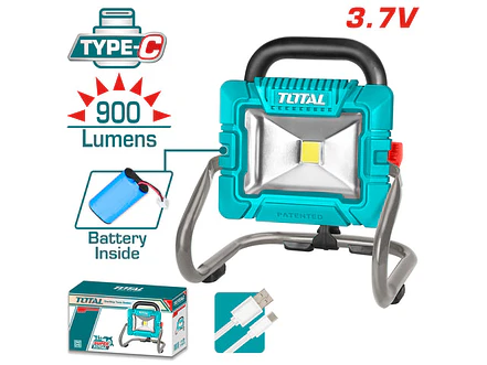 Reflector Recargable 3,7V 900 Lumenes Super Total Trlf4415 - Envío a todo Colombia | aztools.co