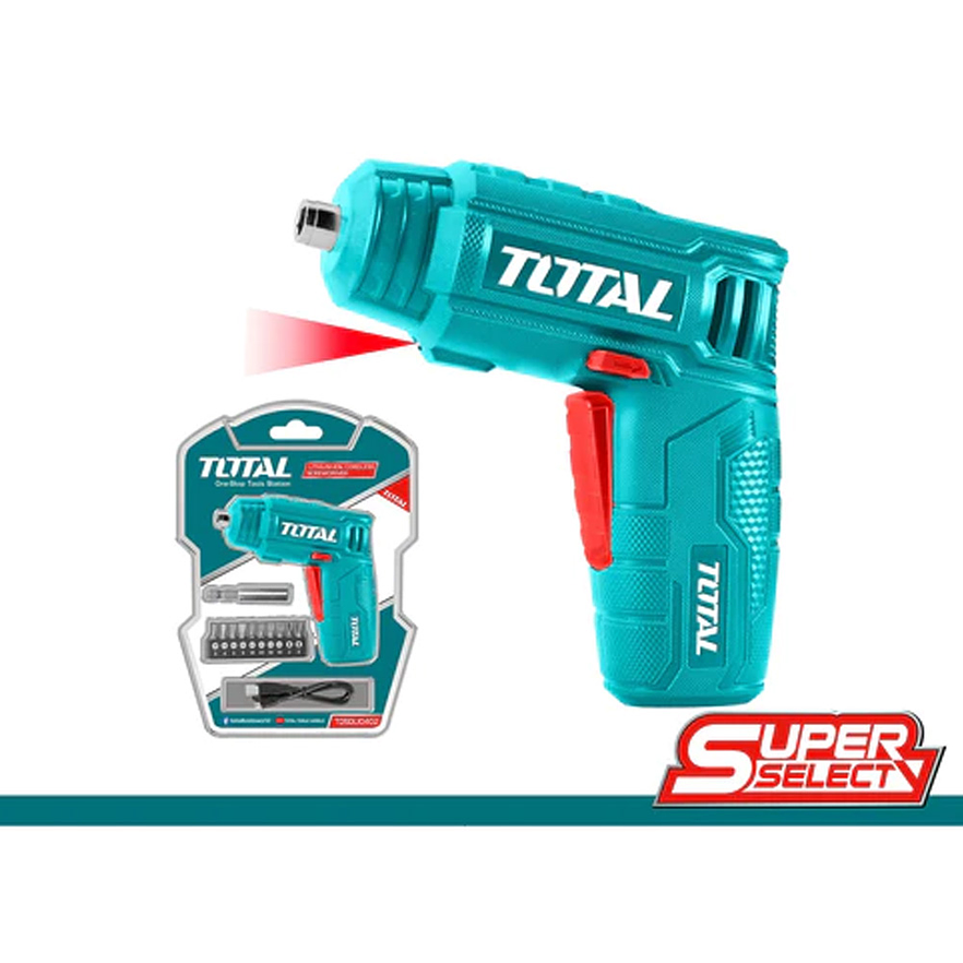 Destornillador Recargable 4V Super Select Total Tsdli0402