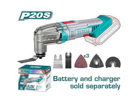 Multiherramienta Oscilante 20V TOTAL TMLI2022 Industrial (Solo Herramienta) - Envío a todo Colombia | aztools.co