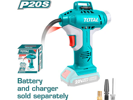 Compresor Mini Inalámbrico TOTAL TACLI2001 20V 150 PSI  Profesional (Sin Batería) - Envío a todo Colombia | aztools.co