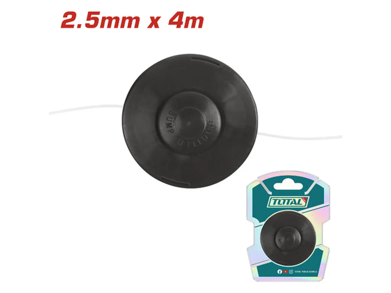 Yoyo Guadanadora 2.5Mm 4 Mts Total Tgtls2545 - Envío a todo Colombia | aztools.co