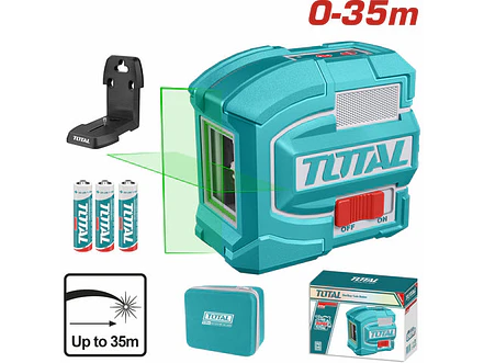 Nivel Láser Industrial TOTAL TLL156601 Autonivelante Haz Verde 35 Metros - Foto 1 | aztools.co